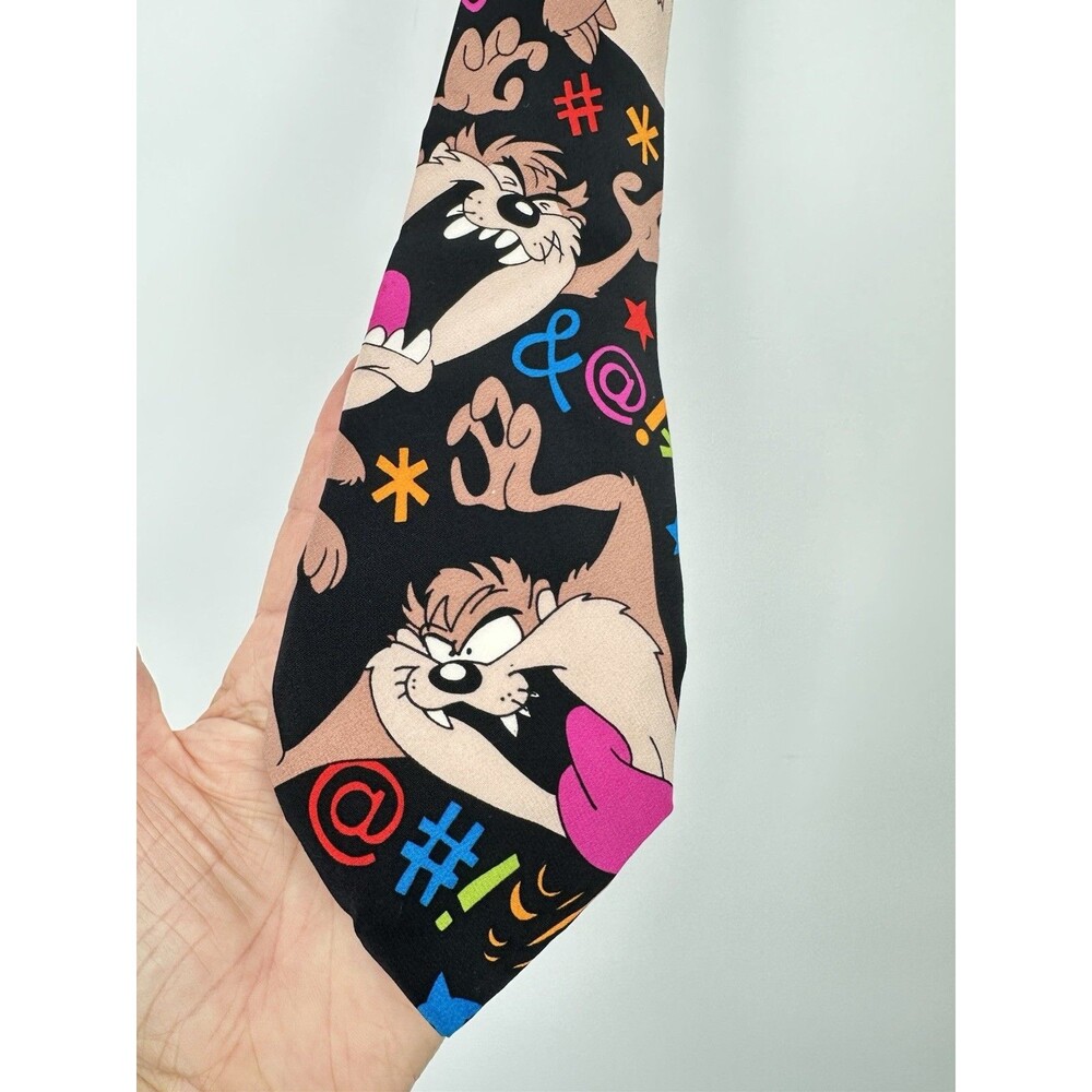 RARE 1993 Warner‎ Bros Looney Tunes Cartoon Character Neck Tie Vintage